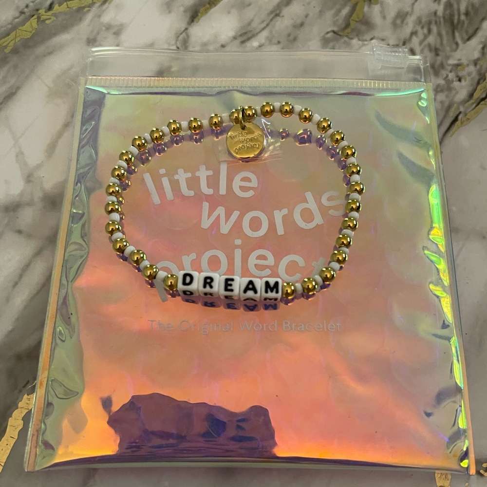 Little Words Project “Dream” bracelet NWT